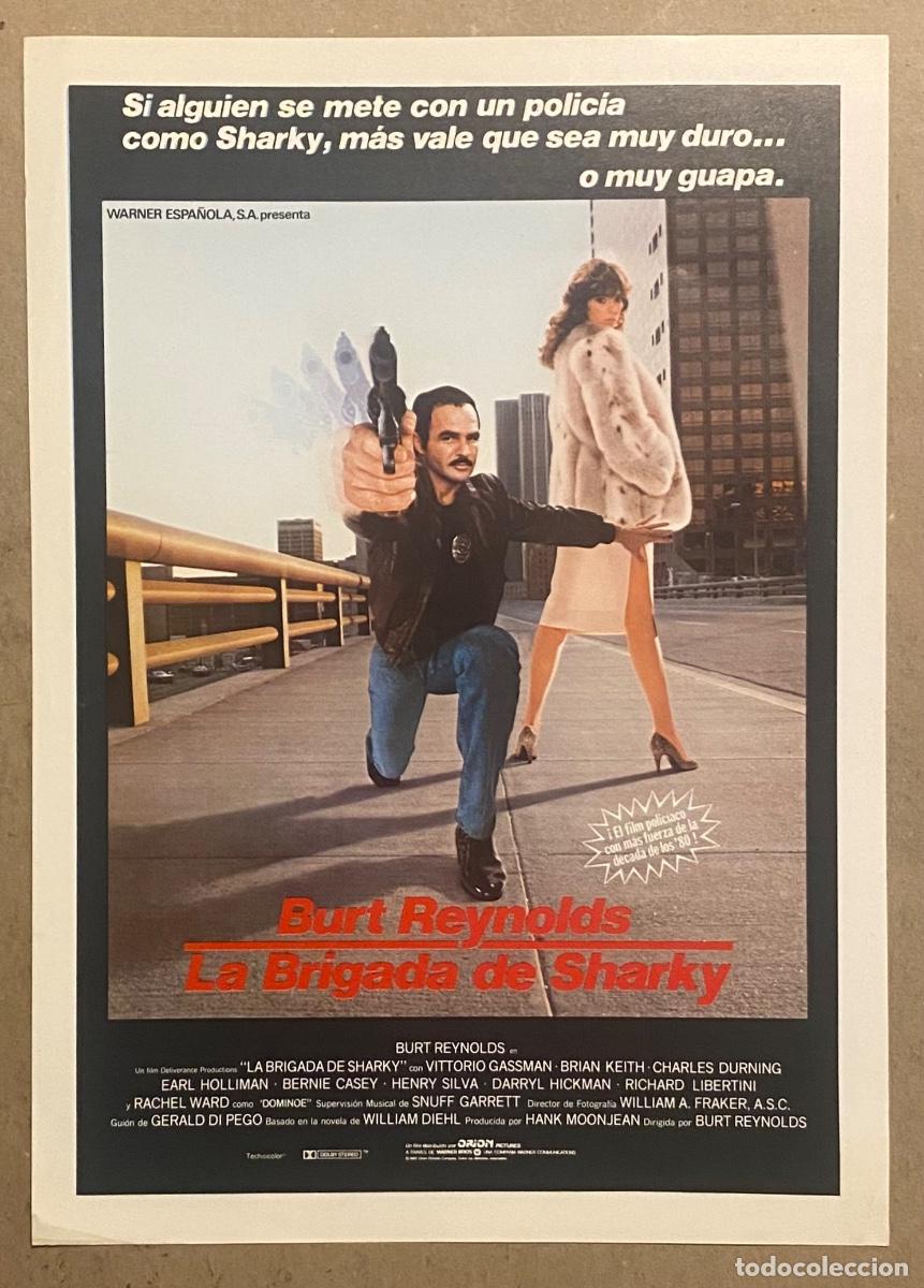 Cinema: LA BRIGADA DE SHARKY. GU&Iacute;A PROMOCIONAL DE LA PEL&Iacute;CULA DE BURT REYNOLDS,..
