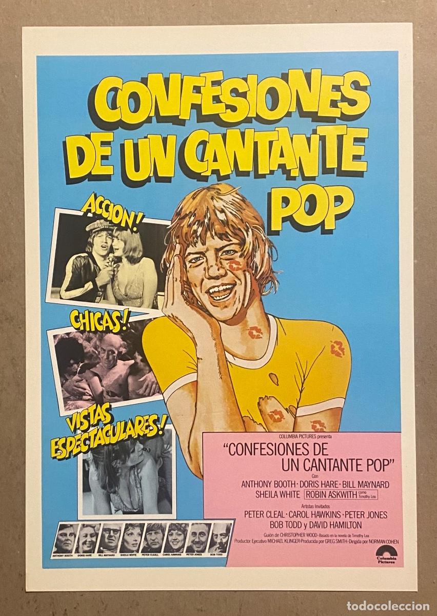 Cinema: CONFESIONES DE UN CANTANTE POP . GU&Iacute;A PROMOCIONAL DE LA PEL&Iacute;CULA DE ROBIN ASKWITH, ANTHONY BOOTH,&hellip;