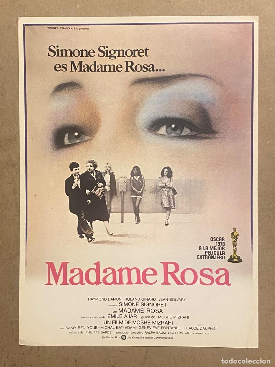 Cinema: MADAME ROSA. GU&Iacute;A PROMOCIONAL DE LA PEL&Iacute;CULA DE SIMONE SIGNORET,&hellip;