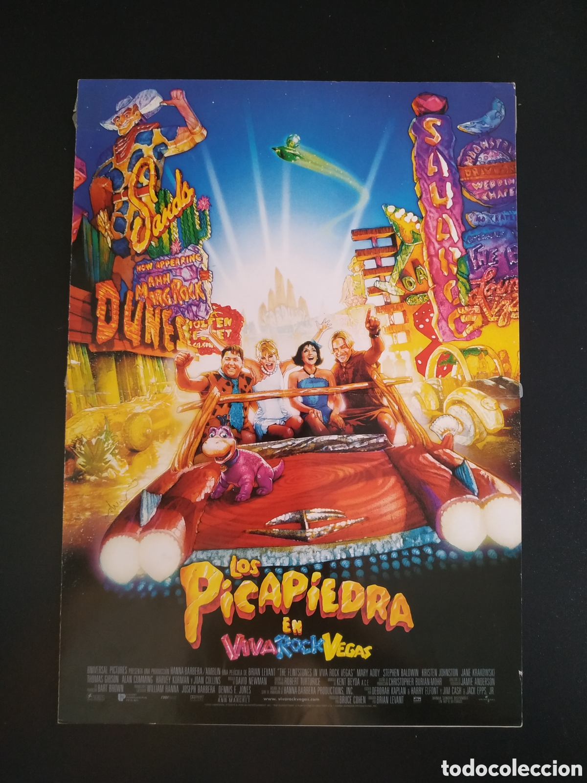 Cine: LOS PICAPIEDRA EN VIVA ROCK VEGAS - MARK ADDY Y STEPHEN BALDWIN - GUIA DE CINE ORIGINAL B69