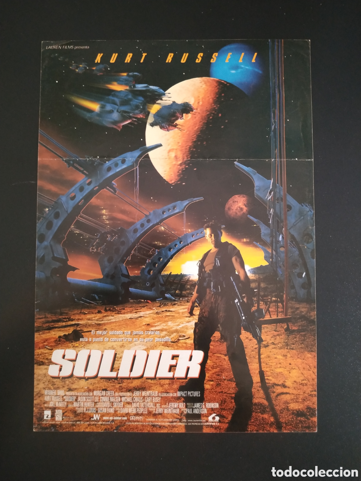 Cine: SOLDIER - KURT RUSSELL - LAUREN FILMS - GUIA DE CINE ORIGINAL B71