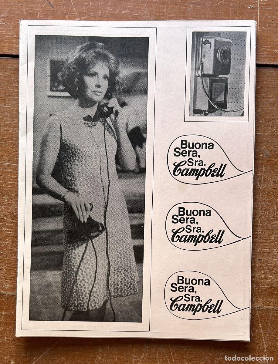 Cine: GUIA CINE BUONA SERA, SRA. CAMPBEL