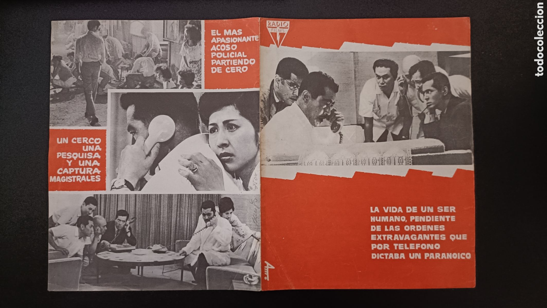 Cine: EL INFIERNO DEL ODIO - TOSHIRO MIFUNE Y KIOKO TAGAWA - TOHOSCOPE - GUIA DE CINE ORIGINAL B84