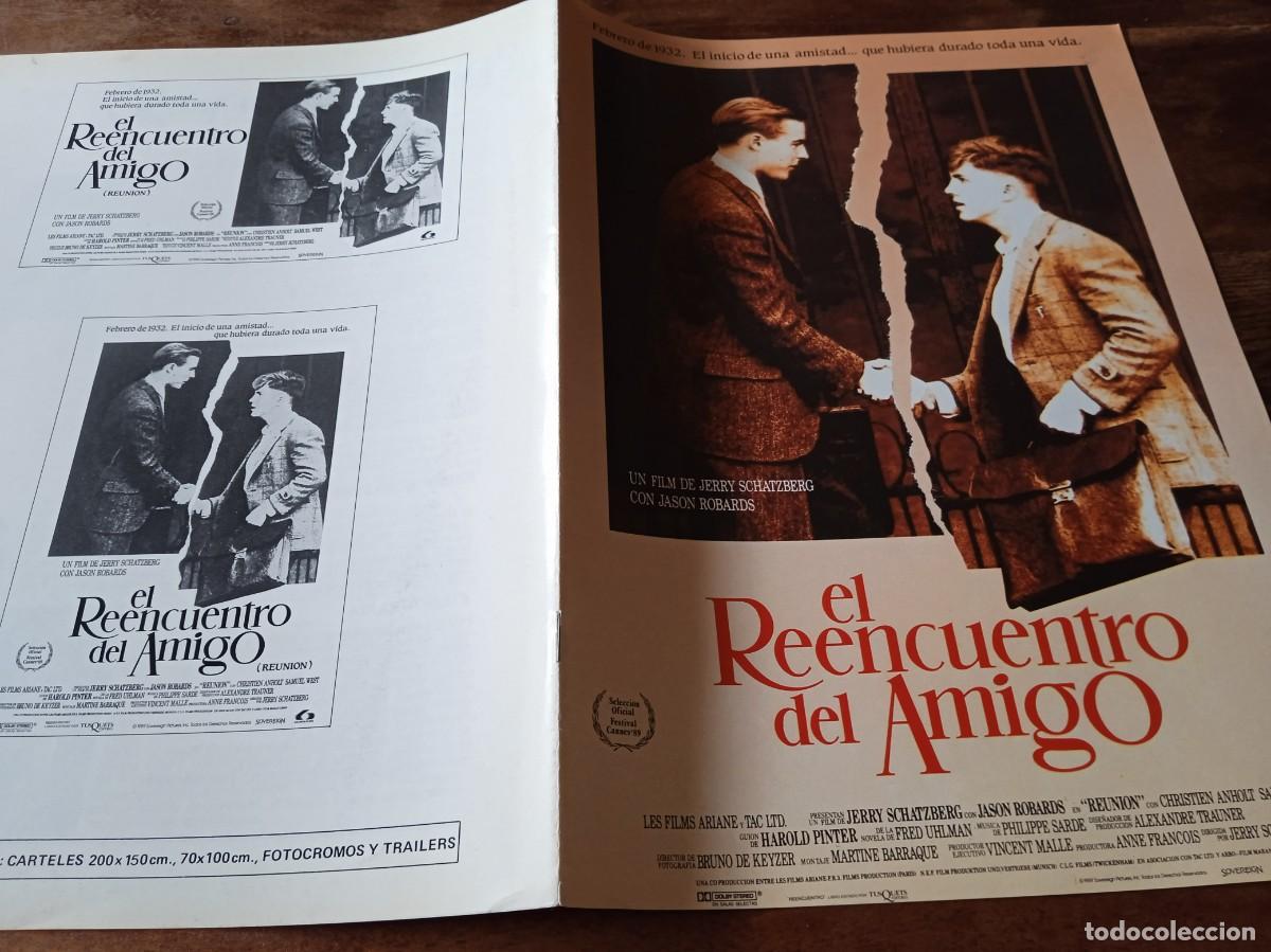 Cine: El Reencuentro del amigo - Jason Robards, Samuel West - Guia original Lauren 1989