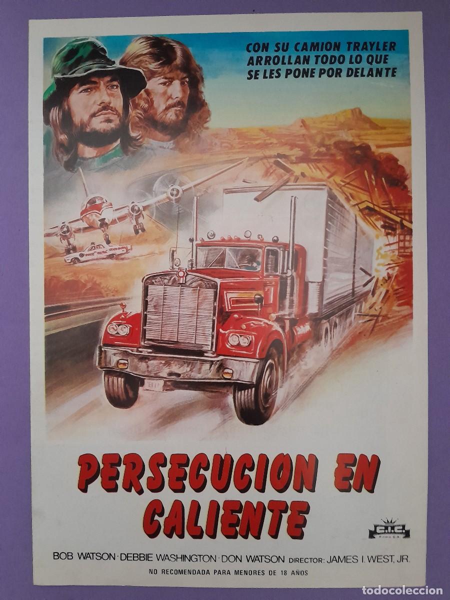 Cinema: PERSECUCION EN CALIENTE BOB WATSON DEBBIE WASHINGTON GUIA PELICULA ORIGINAL G 138