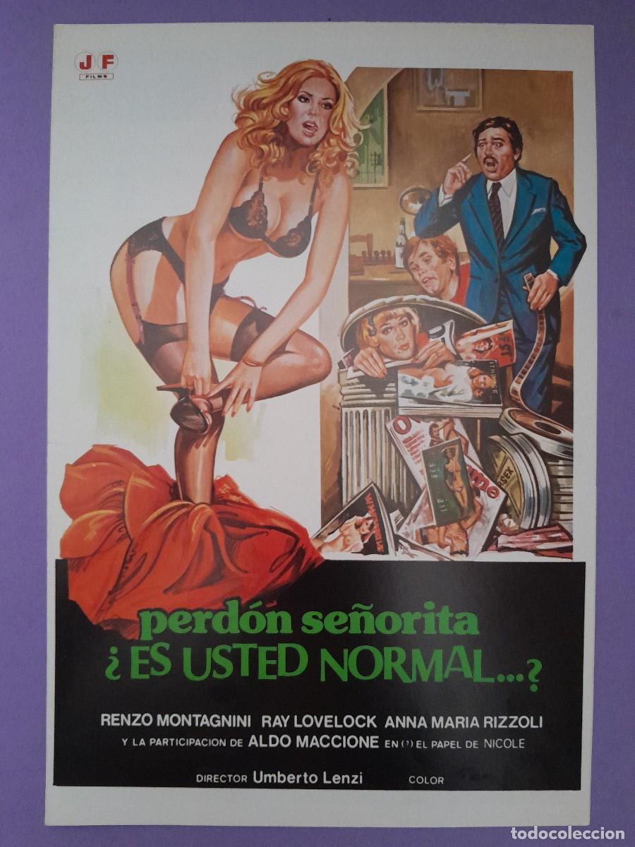 Cinema: PERDON SE&Ntilde;ORITA &iquest; ES USTED NORMAL? RENZO MONTAGNINI RAY LOVELOCK GUIA PELICULA ORIGINAL G 141
