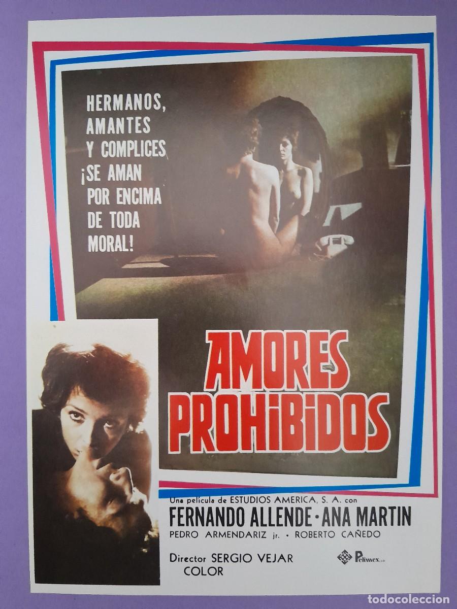 Cinema: AMORES PROHIBIDOS FERNANDO ALLENDE ANA MARTIN GUIA PELICULA ORIGINAL G 152