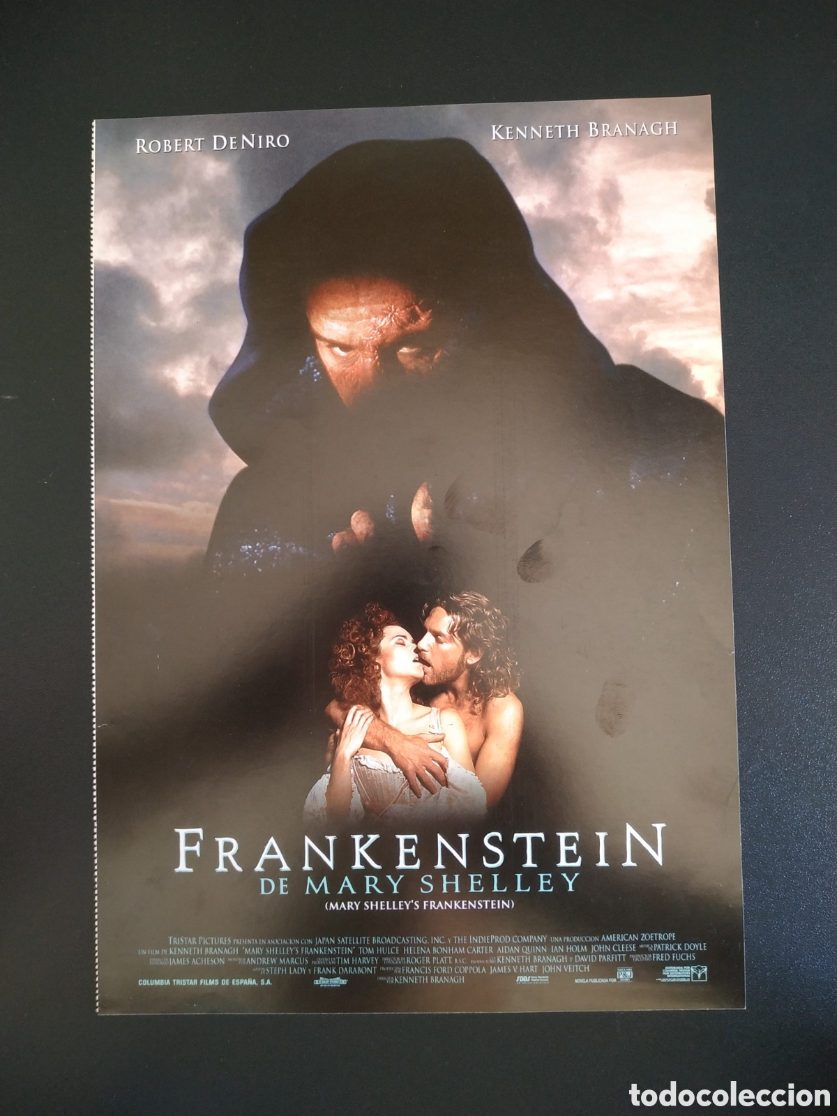 Cine: FRANKENSTEIN DE MARY SHELLEY - ROBERT DE NIRO Y KENNETH BRANAGH COLUMBIA GUIA ORIGINAL DE CINE B100