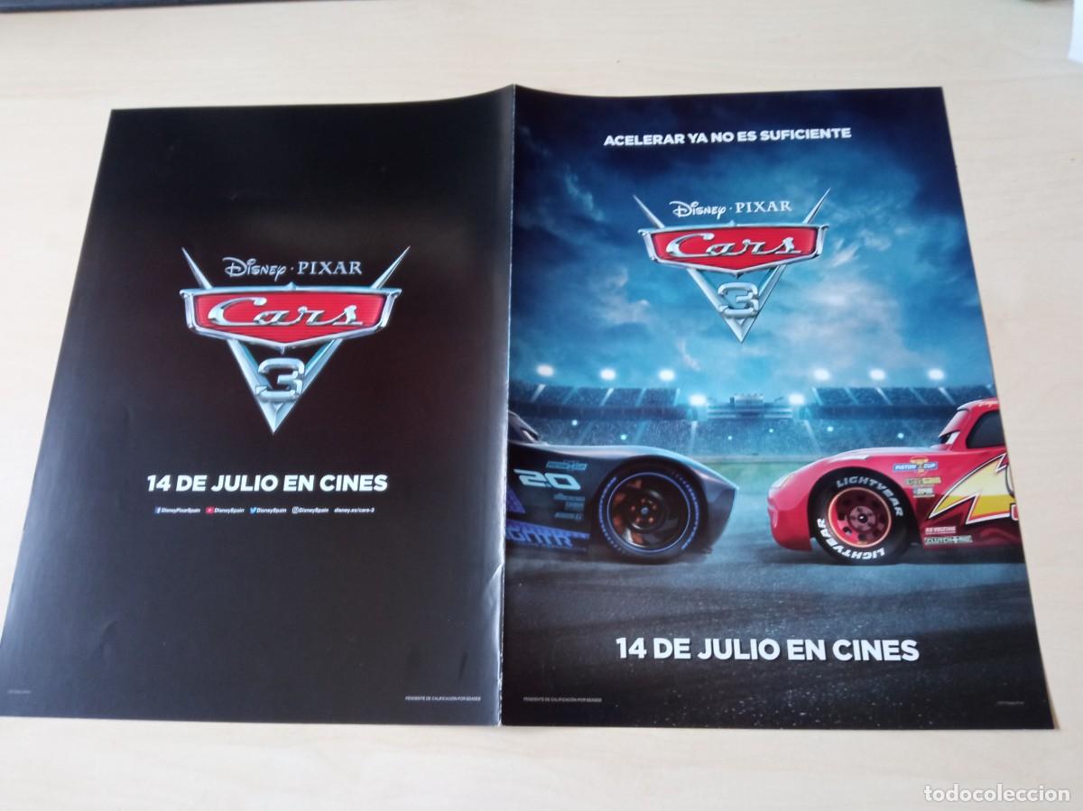 Cine: CARS 3 (GUIA ORIGINAL CINE DOBLE) DISNEY-PIXAR (PEDIDO MINIMO 5 EUROS)