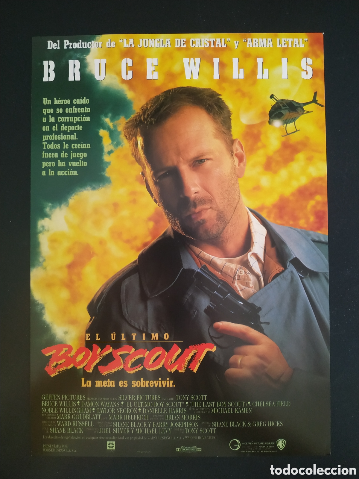 Cine: EL ULTIMO BORSCOUT - BRUCE WILLIS CON DAMON WAYANS - WARNER BROS - GU&Iacute;A ORIGINAL DE CINE B77