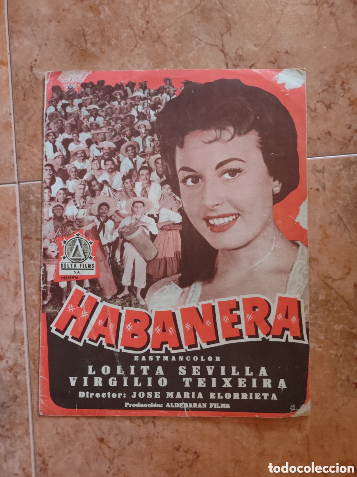 Cinema: Pel&iacute;cula habanera ,Lolita Sevilla y Virgilio teixeira