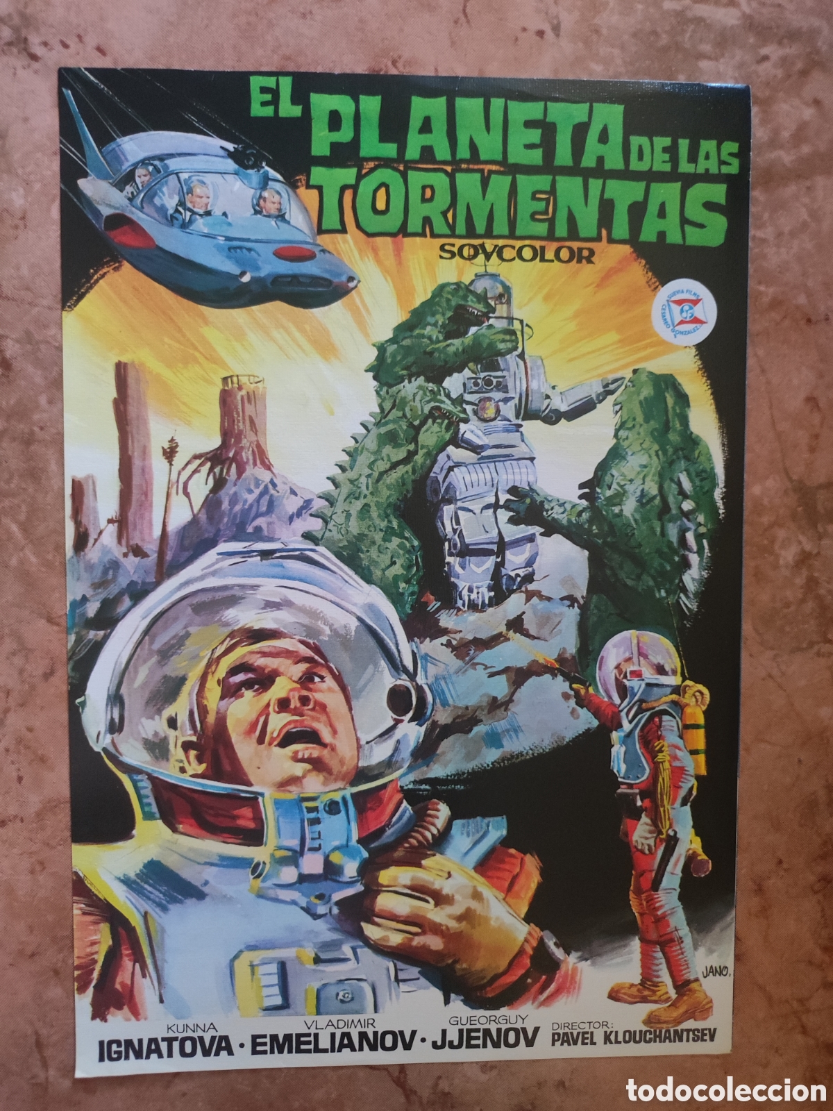 Cinema: Folleto Cine Ciencia Ficci&oacute;n Sovi&eacute;tica - El Planeta de las Tormentas (1962) Suevia
