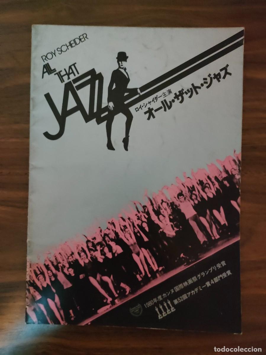 Cine: GUIA PRESSBOOK JAPONES - ROY SCHEIDER ALL THAT JAZZ, JESSICA LANGE