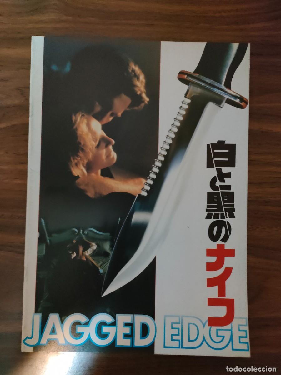 Cinema: GUIA PRESSBOOK JAPONES - JAGGED EDGE, AL FILO DE LA SOSPECHA, GLENN CLOSE, JEFF BRIDGES