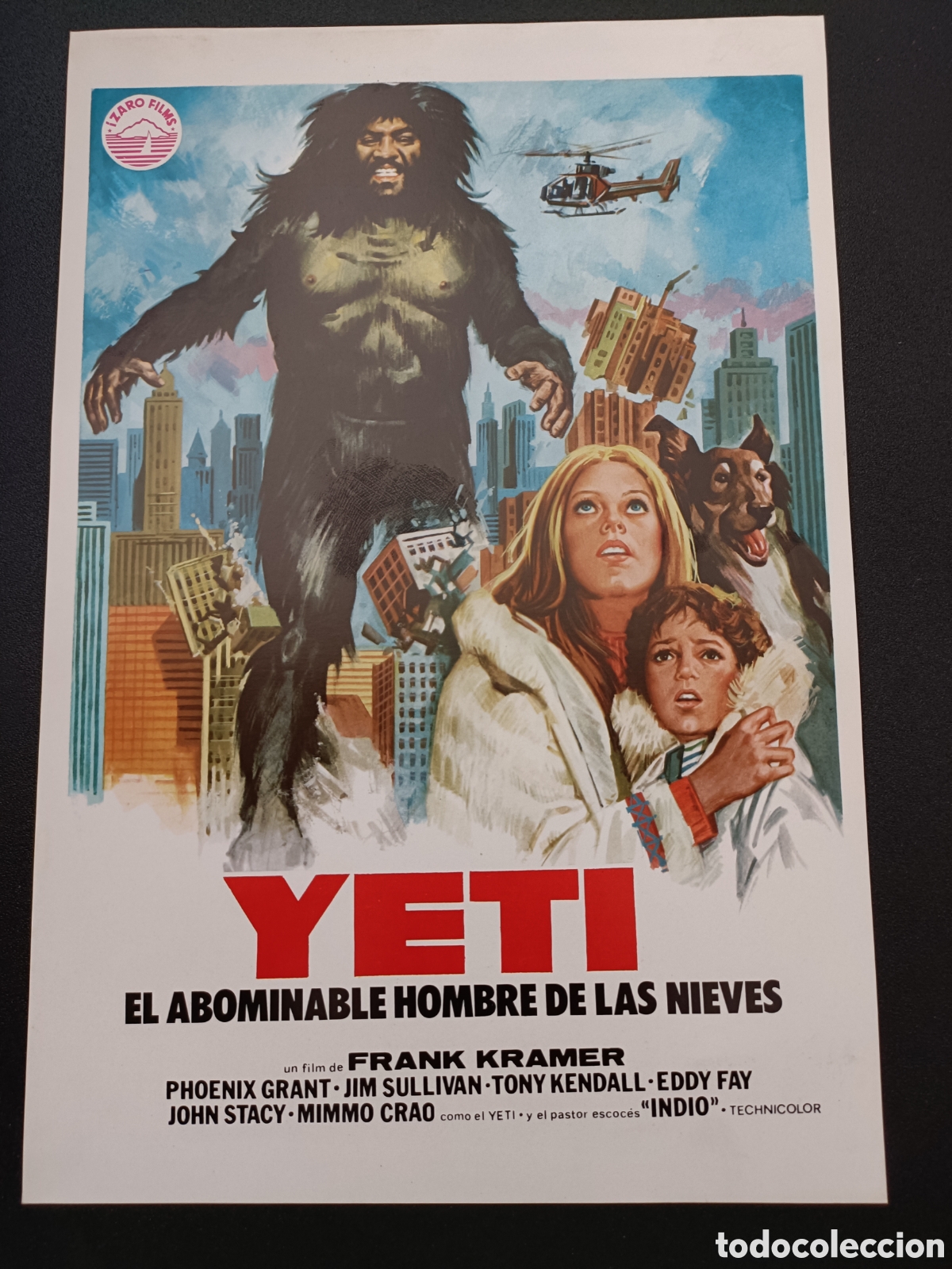 Cinema: YETI - EL ABOMINABLE HOMBRE DE LAS NIEVES - FRANK KRAMER - GUIA DE CINE ORIGINAL SS99