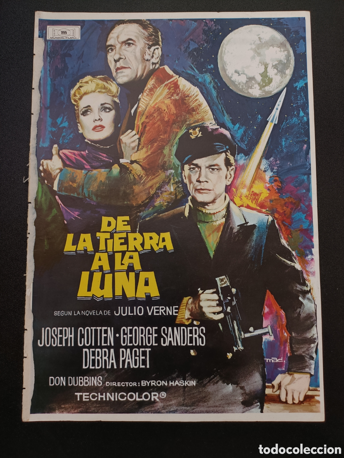 Cin&eacute;ma: DE LA TIERRA A LA LUNA - JULIO VERNE - GUIA ORIGINAL DE CINE SS99