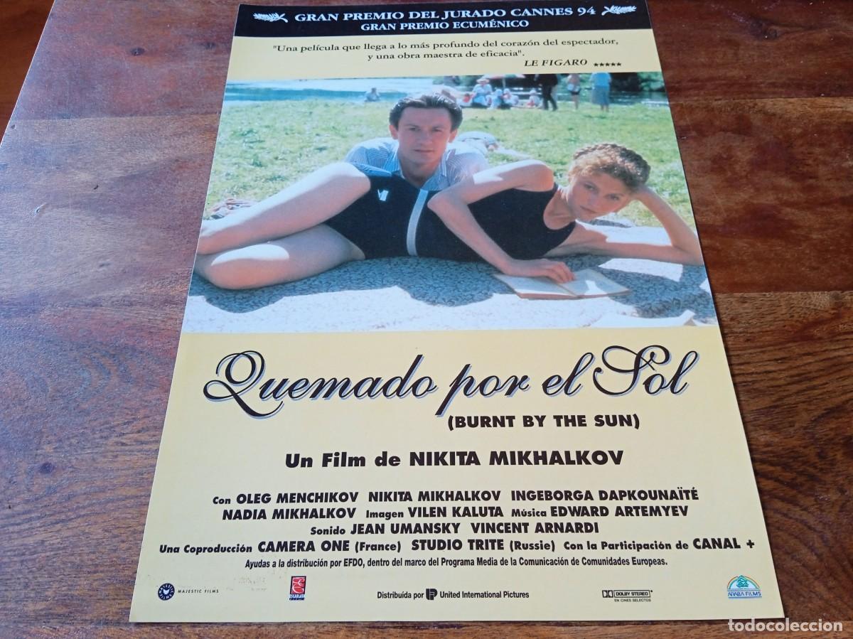 Kino: Quemado por el sol - Nikita Mikhalkov,Oleg Menshikov,Ingeborga Dapkunaite - Guia original U.I.P 1992