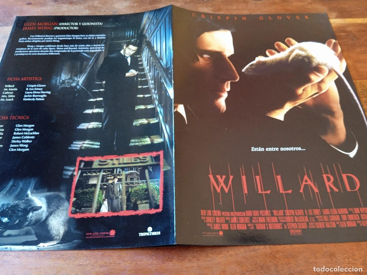 Cin&eacute;ma: Willard - Crispin Glover, Laura Elena Harring, Jackie Burroughs - Guia original TriPictures 2003