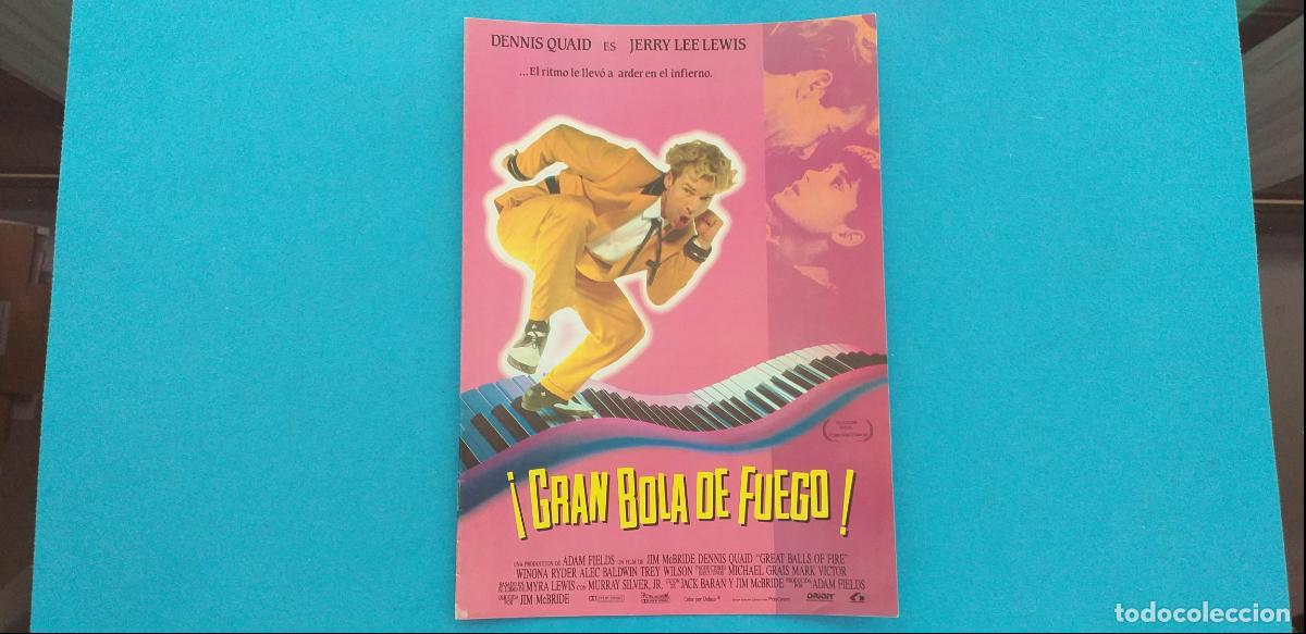 Cine: Guia. 8 p&aacute;ginas. Gran bola de fuego - Dennis Quaid, Winona Ryder, Alec Baldwin