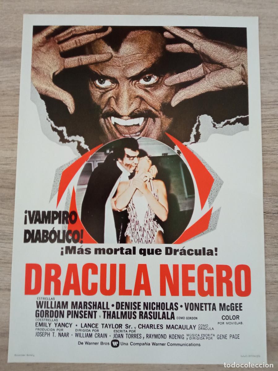 Cine: GU&Iacute;A PUBLICITARIA DE LA PEL&Iacute;CULA DRACULA NEGRO