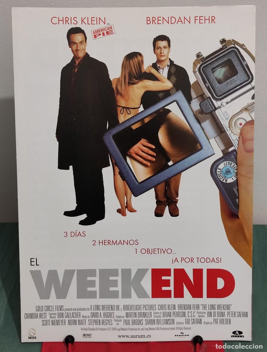 Cine: El weekend . Guia publicitaria 4 paginas