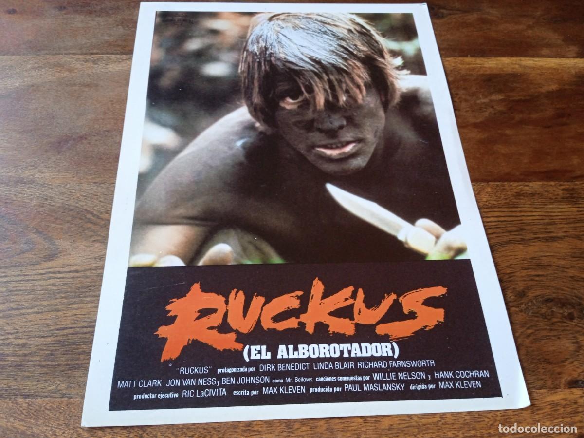 Cin&eacute;ma: Ruckus el alborotador - Dirk Benedict, Linda Blair, Richard Farnsworth - Gu&iacute;a original Corona 1980