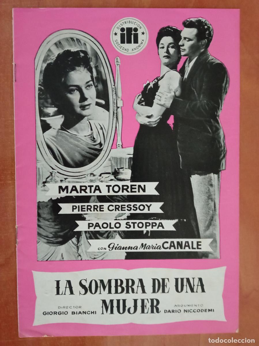 Cine: GU&Iacute;A PUBLICITARIA DE LA PEL&Iacute;CULA LA SOMBRA DE UNA MUJER, MARTA TOREN