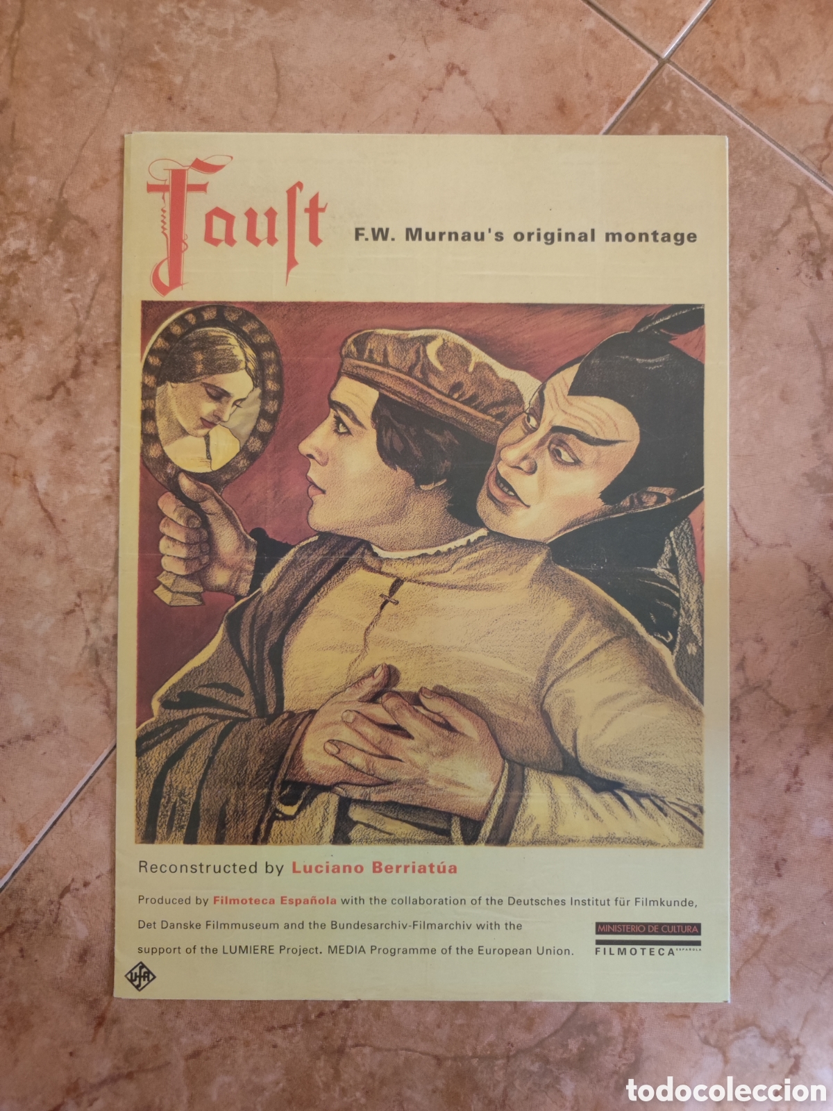 Kino: Folleto / Dosier Cr&iacute;tico Filmoteca - FAUSTO (F.W. Murnau) - Reconstrucci&oacute;n de Luciano Berriat&uacute;a