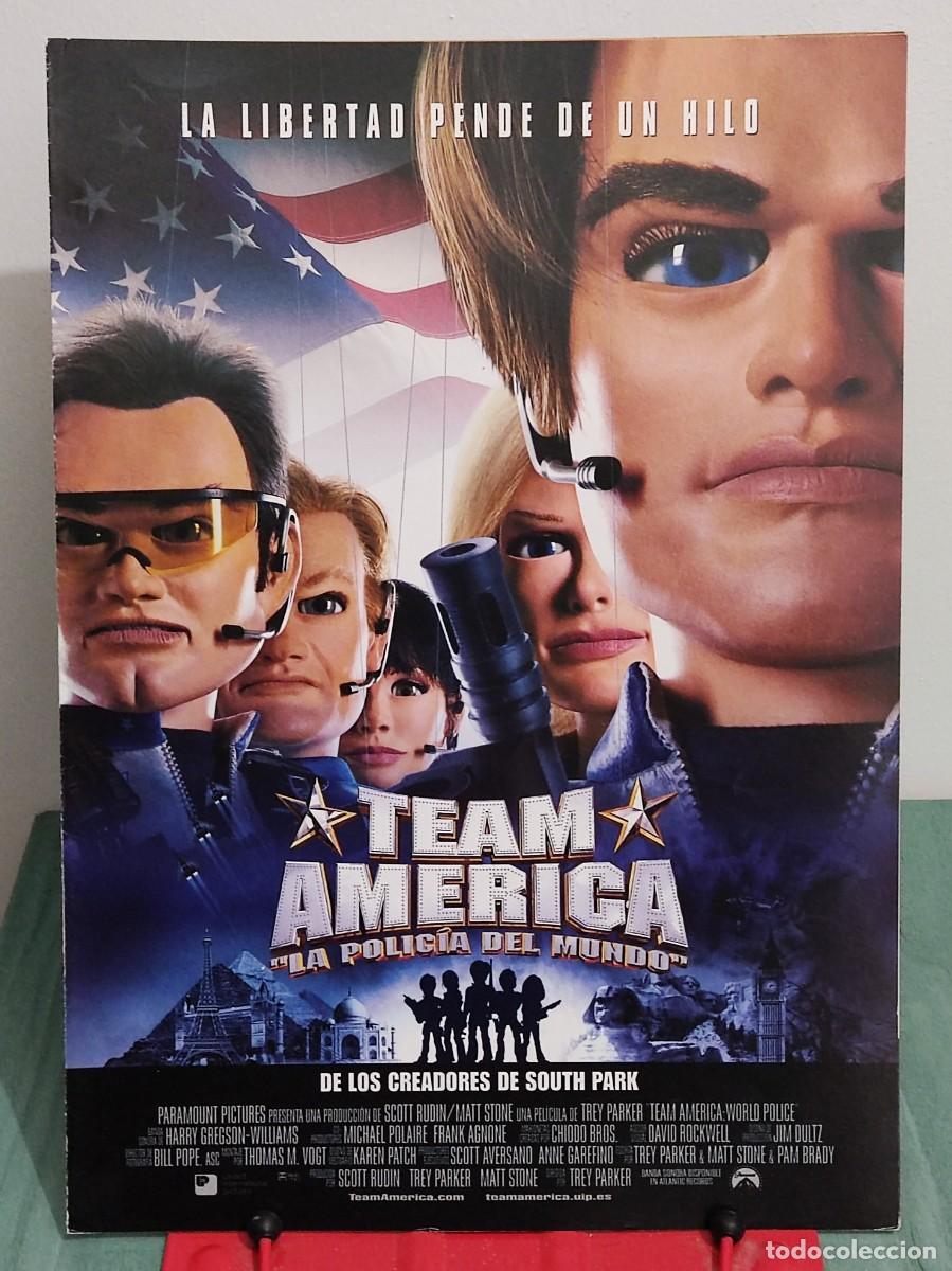 Kino: Team America la policia del mundo . Guia publicitaria 4 paginas