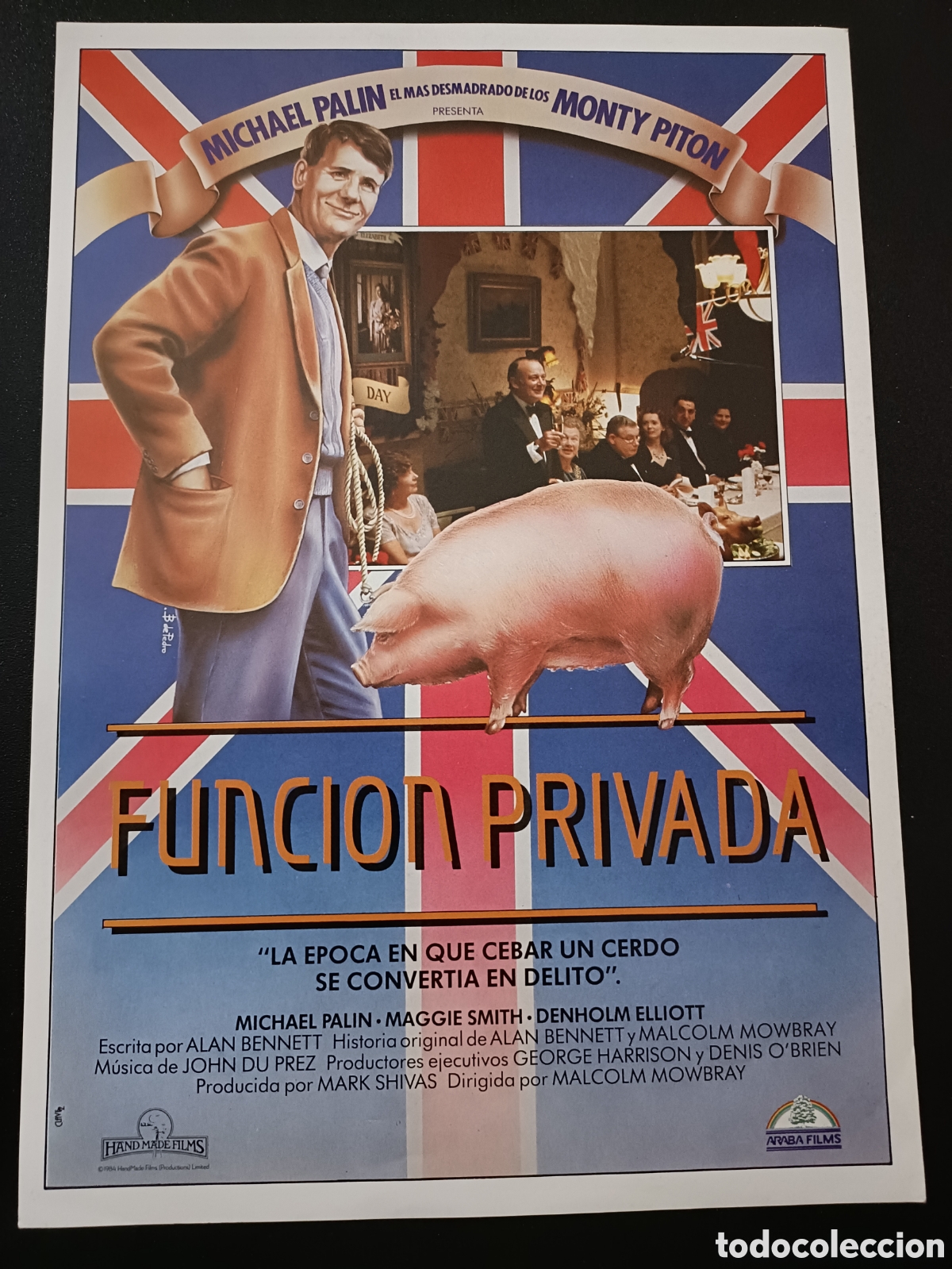 Cine: FUNCION PRIVADA - MICHAEL PALIN- GUIA DE CINE ORIGINAL- B103