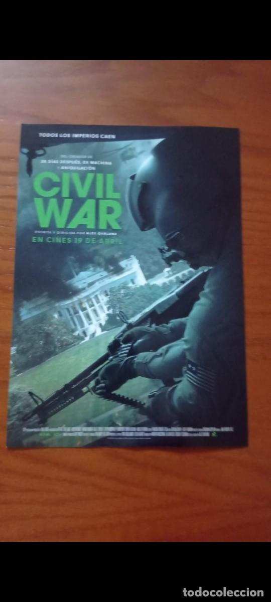 Cinema: Gu&iacute;a de la pel&iacute;cula Civil war
