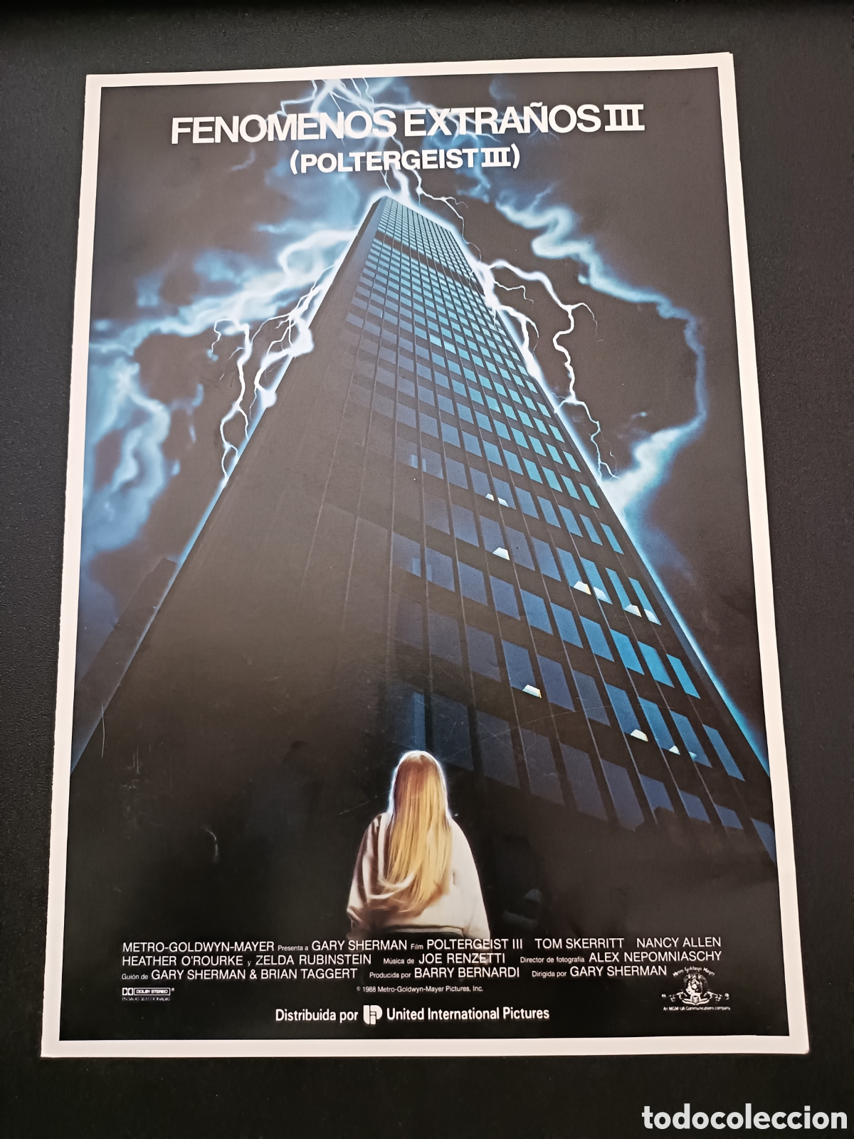 Kino: FENOMENOS EXTRA&Ntilde;OS III - POLTERGEIST III - GU&Iacute;A ORIGINAL DE CINE- B110