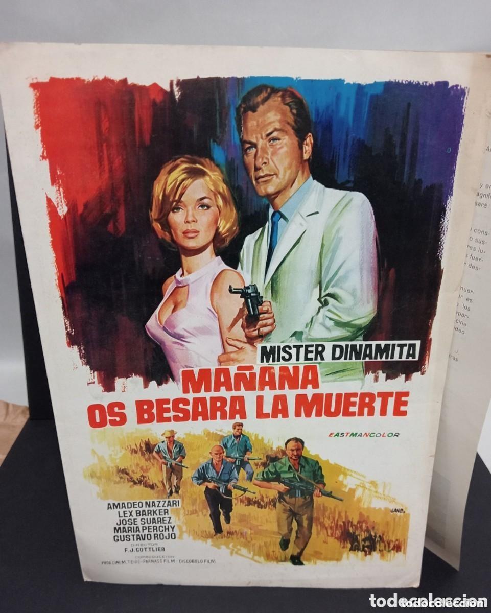 Cine: GU&Iacute;A DE CINE TR&Iacute;PTICO. MA&Ntilde;ANA OS BESARA LA MUERTE. MISTER DINAMITA. GOTTLIEB. AMADEO NAZZARI LEX BAR