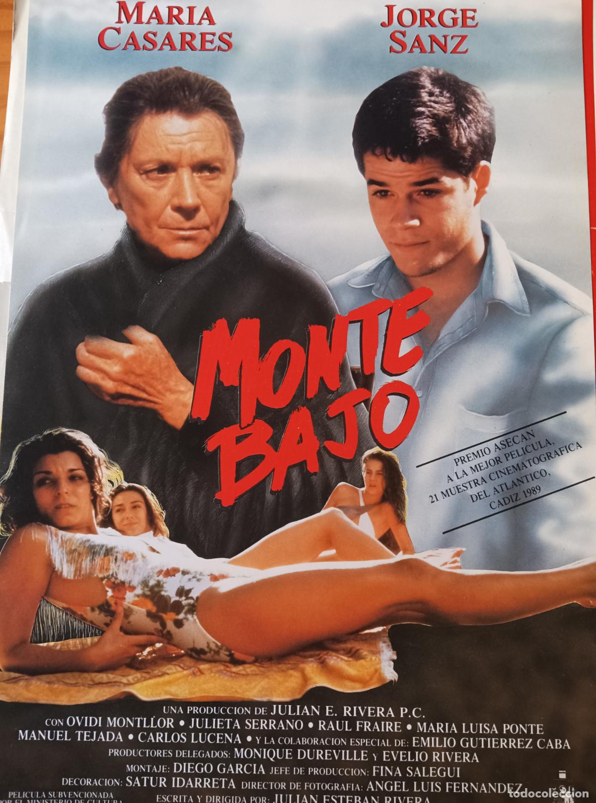 Cine: MONTE BAJO con Maria Casares, Jorge Sanz... GUIA PUBLICITARIA DISTRIBUIDORES