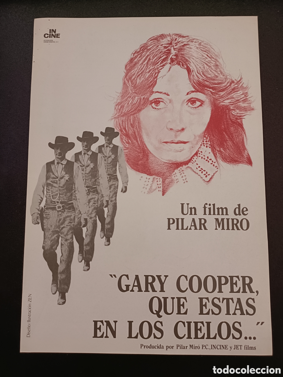 Cine: GARY COOPER , QUE ESTAS EN LOS CIELOS ... - PILAR MIRO - GU&Iacute;A ORIGINAL DE CINE - B111