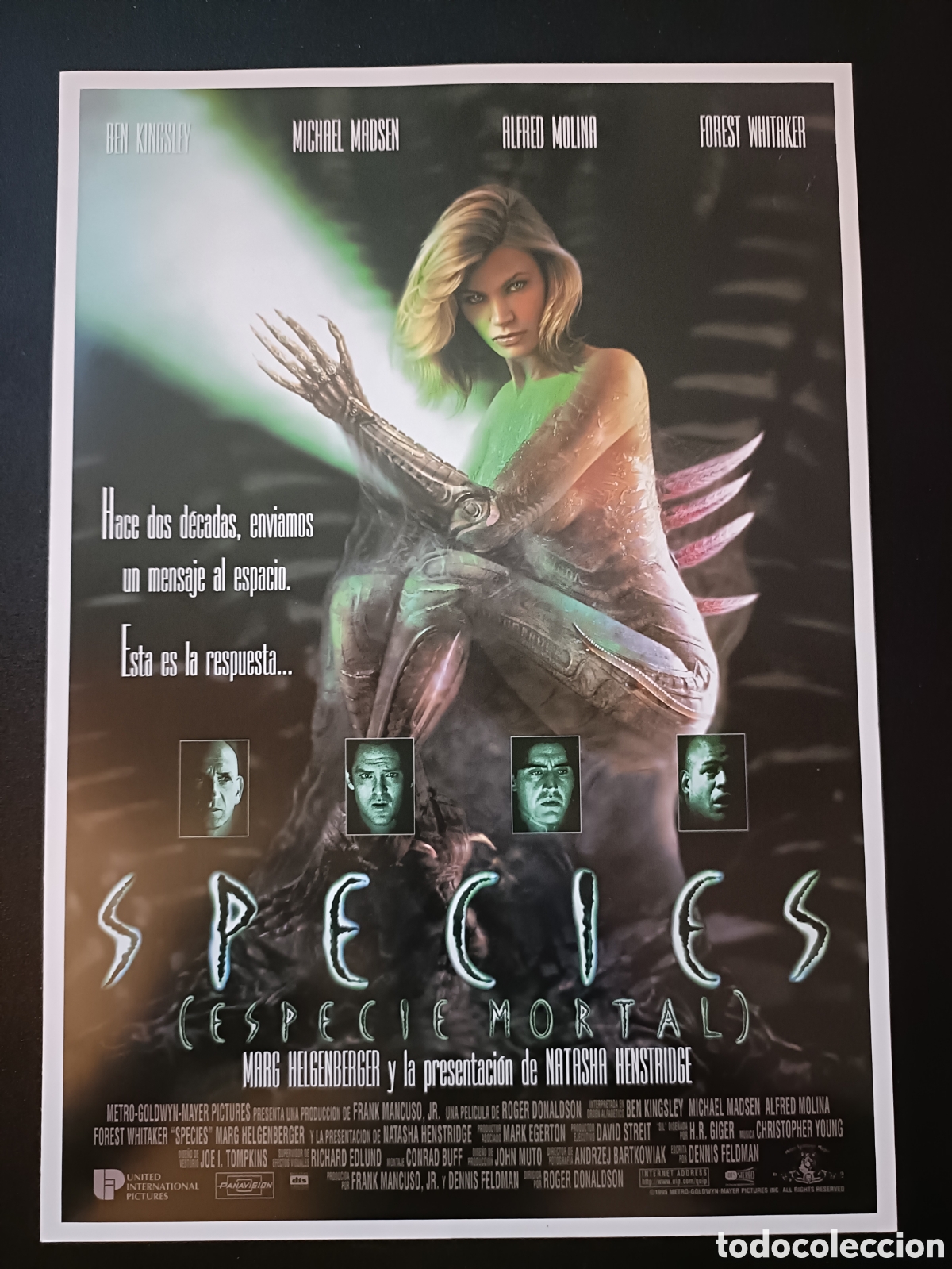 Cinema: SPECIES - BEN KINGSLEY - GU&Iacute;A ORIGINAL DE CINE - B117