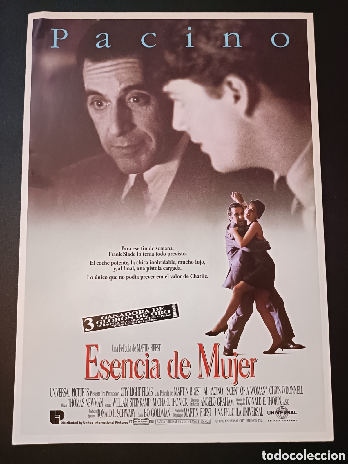 Cine: ESENCIA DE MUJER - PACINO - GU&Iacute;A ORIGINAL DE CINE - B118
