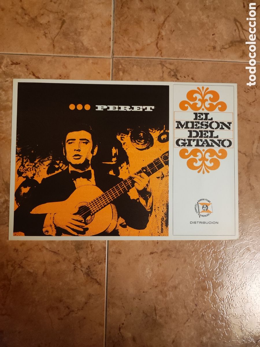 Kino: Gu&iacute;a Original de Lujo &rdquo;El Mes&oacute;n del Gitano&rdquo; (1970) - Peret - Tr&iacute;ptico 6 P&aacute;ginas
