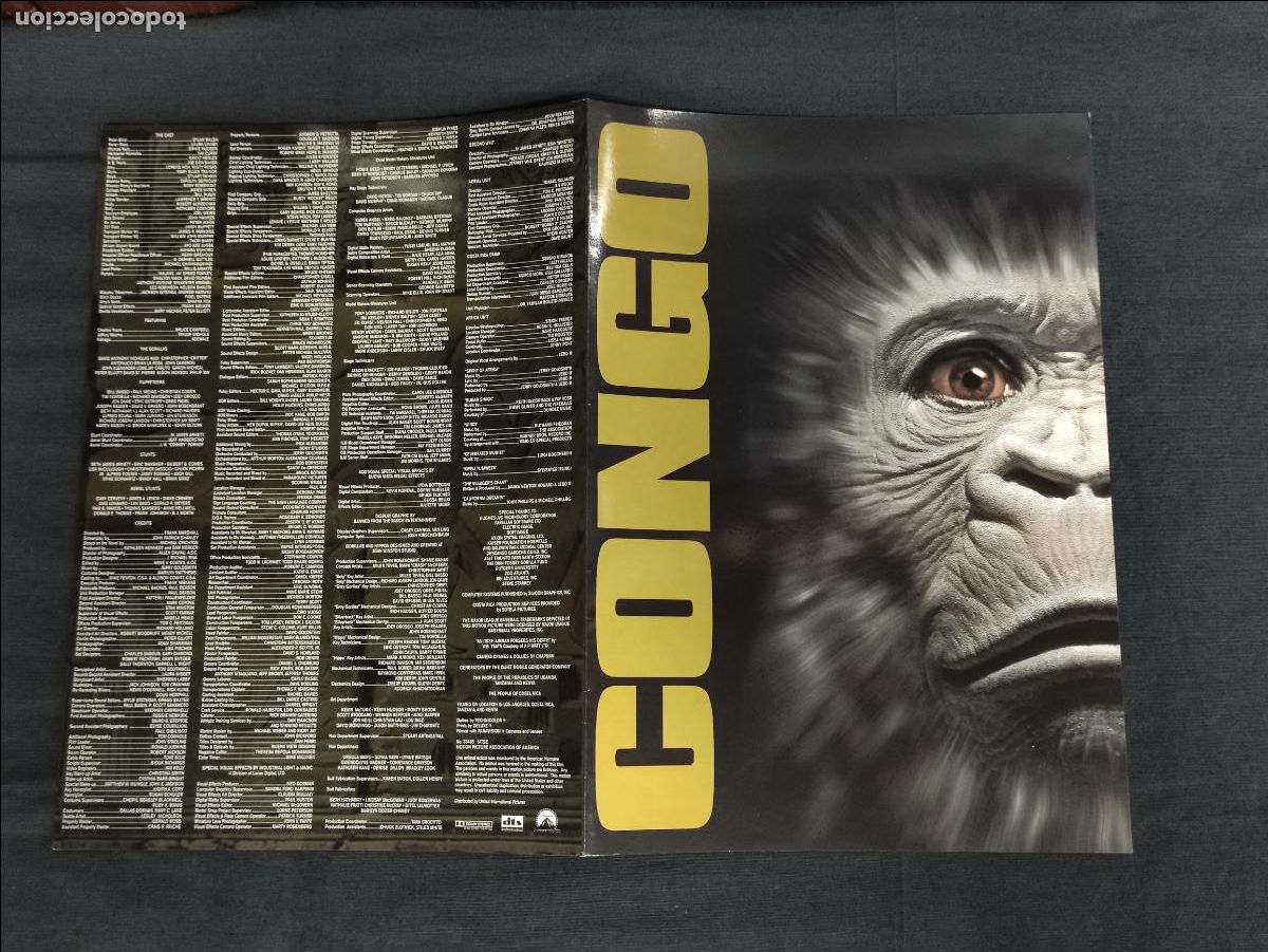 Cinema: GUIA DOBLE - CONGO - GUIA EN INGLES -