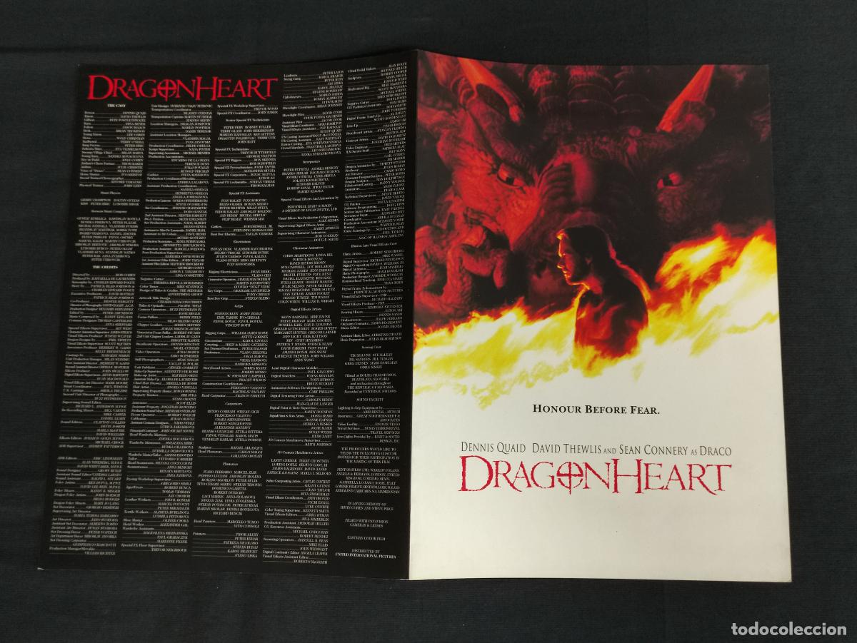 Kino: GUIA DOBLE - DRAGON HEART - SEAN CONNERY - GUIA EN INGLES -