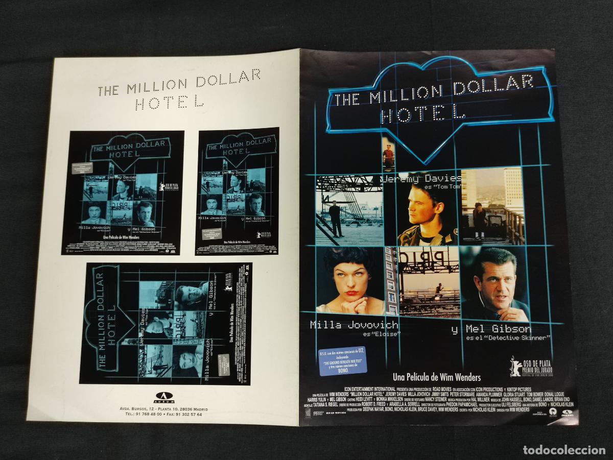 Cinema: GUIA DOBLE - THE MILLION DOLAR HOTEL - MEL GIBSON -