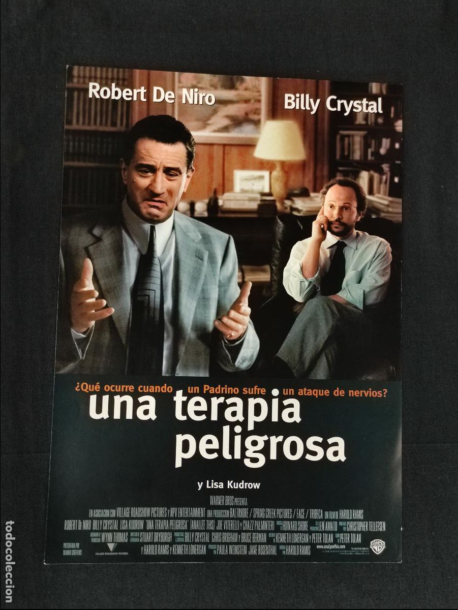 Cine: GUIA SENCILLA - UNA TERAPIA PELIGROSA - ROBERT DE NIRO -