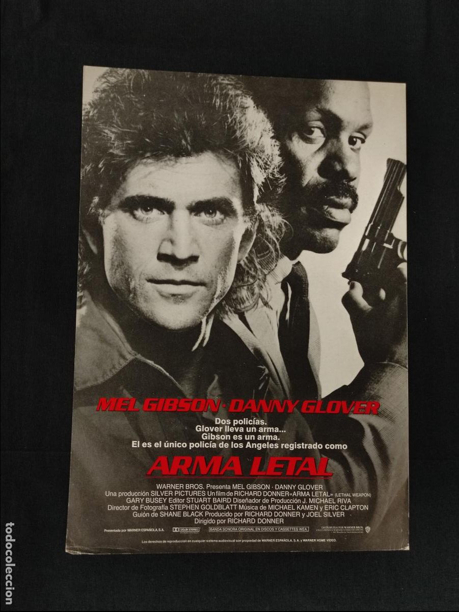 Kino: GUIA SENCILLA - ARMA LETAL - MEL GIBSON -