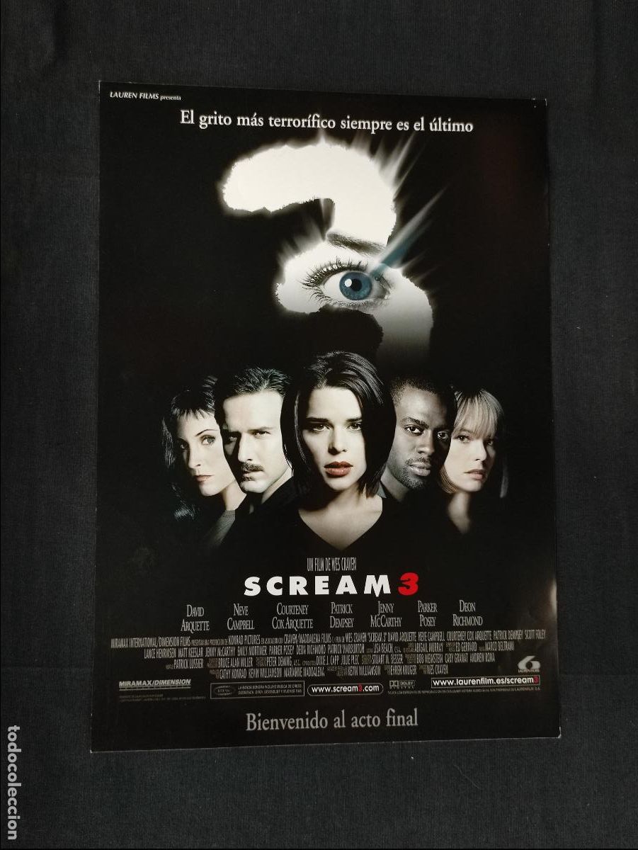 Kino: GUIA SENCILLA - SCREAM 3 -