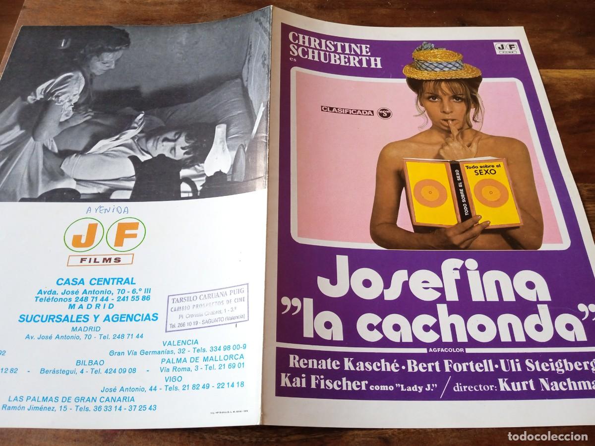 Kino: Josefina la cachonda - Christine, Renate Kasche, Bert Fortell - Guia original J. Frade 1978