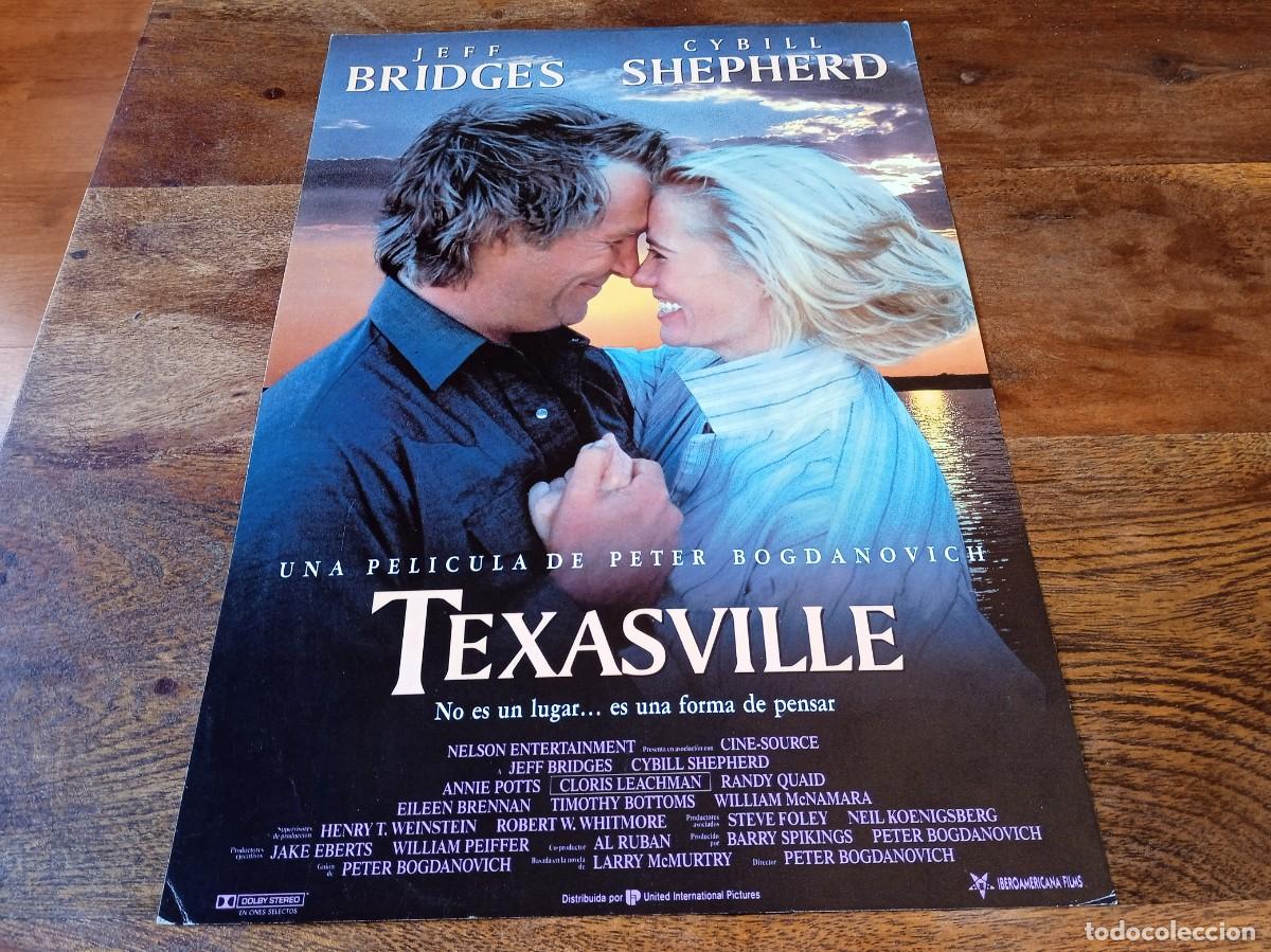Cin&eacute;ma: Texasville - Jeff Bridges, Cybill Shepherd, Annie Potts, peter Bogdanovic - Guia original U.I.P 1990