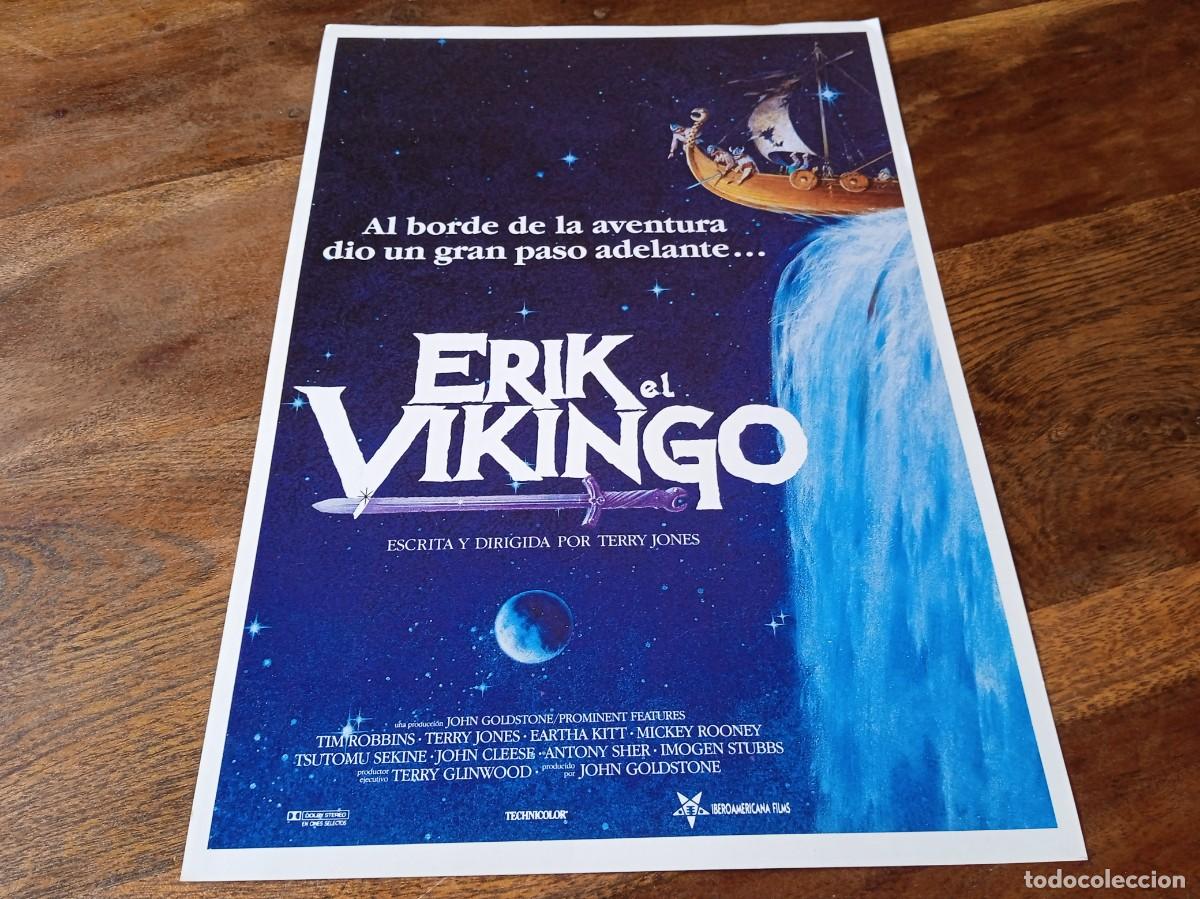 Cin&eacute;ma: Erik el vikingo - Tim Robbins, Terry Jones, Eartha Kitt - Guia original Iberoamericana 1989