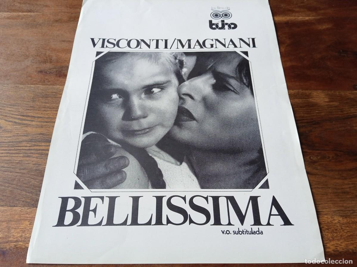 Cinema: Bellissima - Anna magnani, Walter Chiari, Luchino Visconti - Guia original Buho 1981