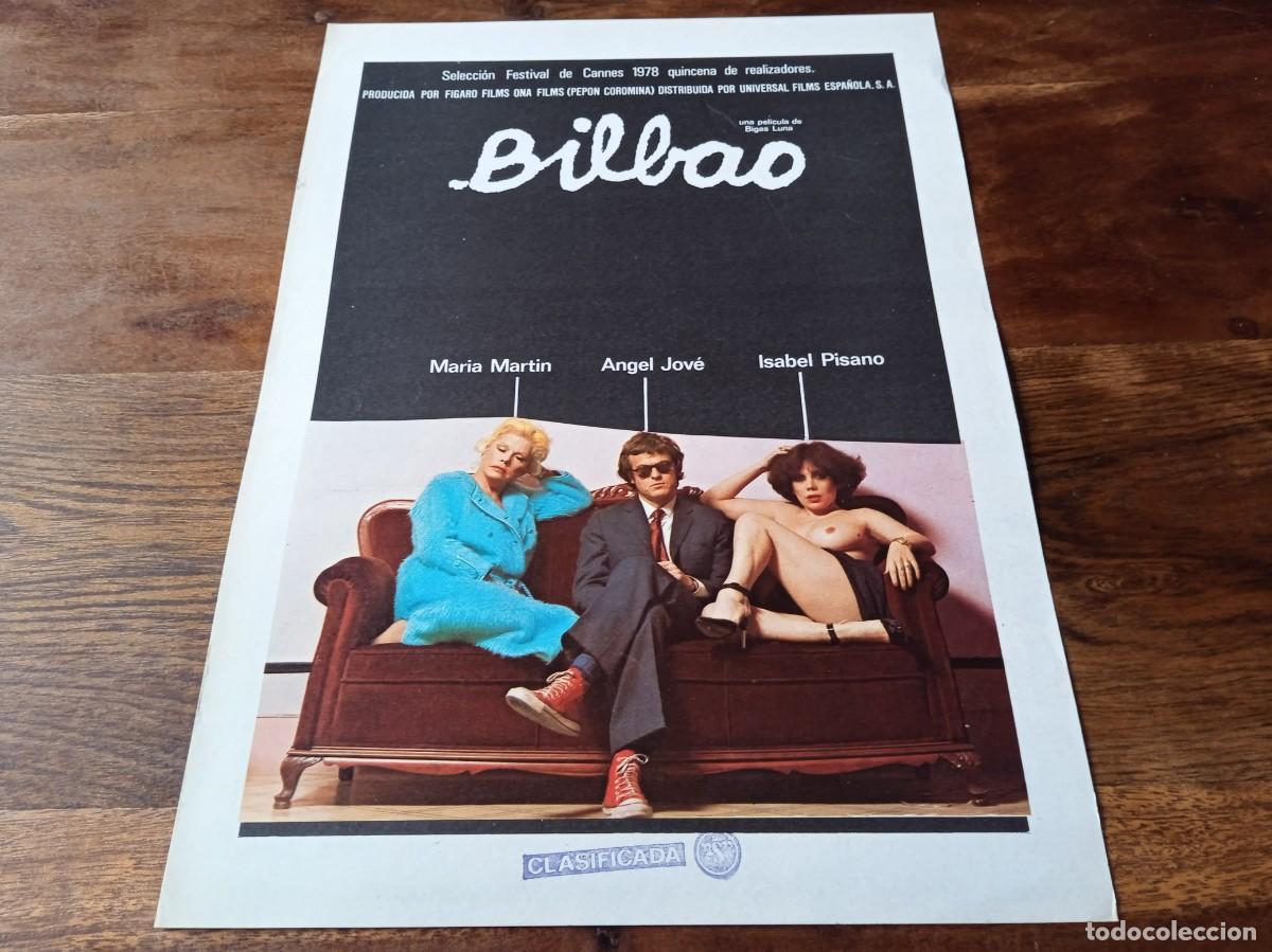 Cine: Bilbao - Isabel Pisano, Angel Jove, Maria Martin, Bigas Luna - Guia original Universal 1977