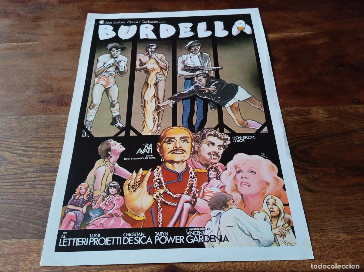 Cine: Burdella - Al Lettieri, Taryn Power, Christian de Sica - Guia original J.E.Alenda 1976
